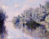 克劳德莫奈 - The Seine near Giverny